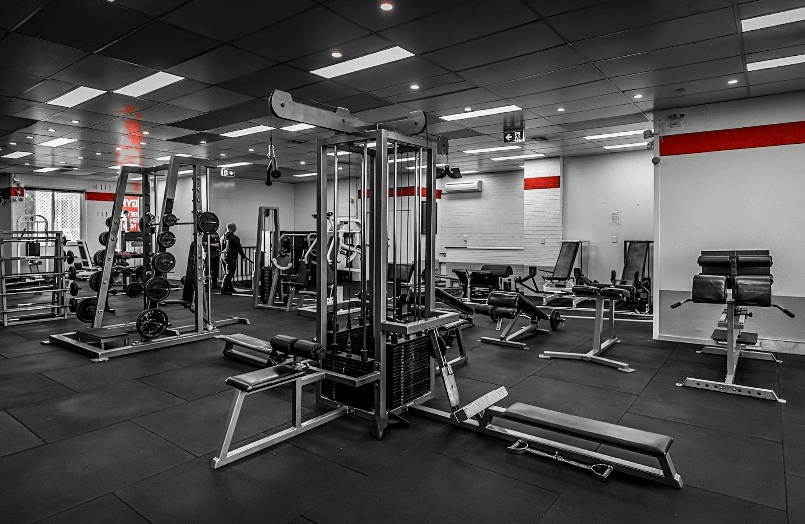 Body Matrix gym floor — free weights area